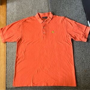 Masters Collection 100% Pima Cotton Orange Polo Shirt - XL